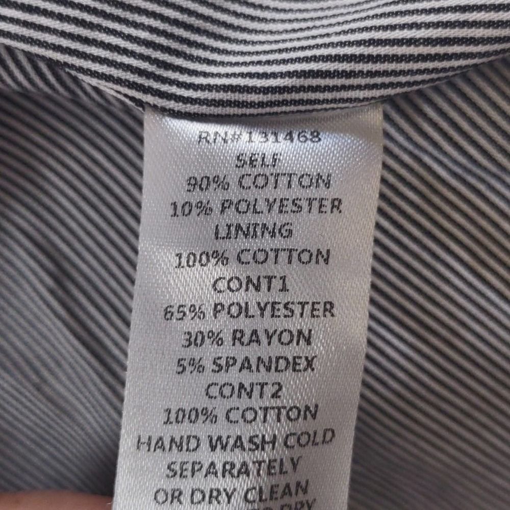 Fate One Button Pinestripe Jacket Blazer Large - Picture 10 of 10